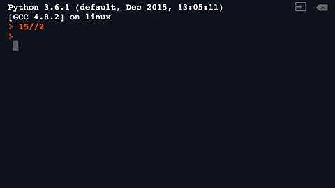 2.5.1 - Integer division (Python)