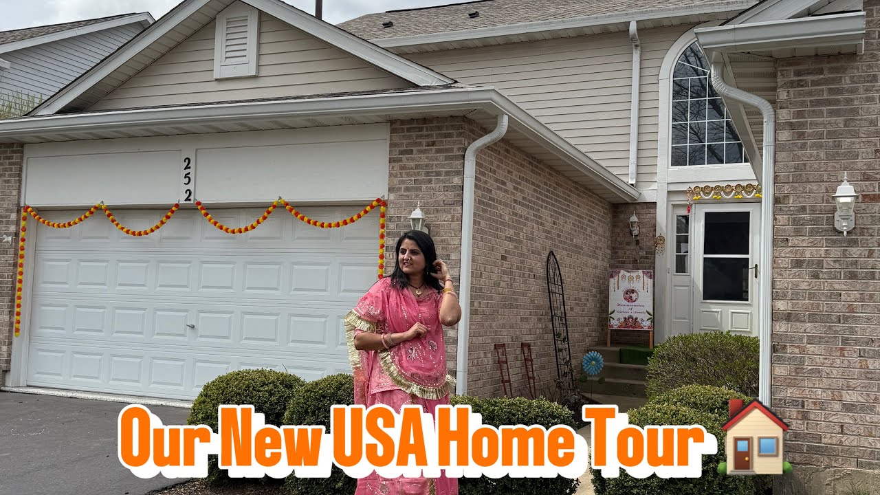 USA House Tour 🏠 | Empty Tour of Our New Home on Day 1 #newhome #housetour