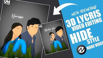 🔥🚨Now Trending 3D Video Editing | Hide Style | Node Video 🔴 VK STUDIO தமிழில்