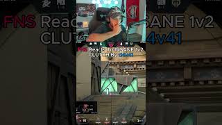 FNS Reacts To INSANE 1v2 Clutch By PRX d4v41 #VALORANT