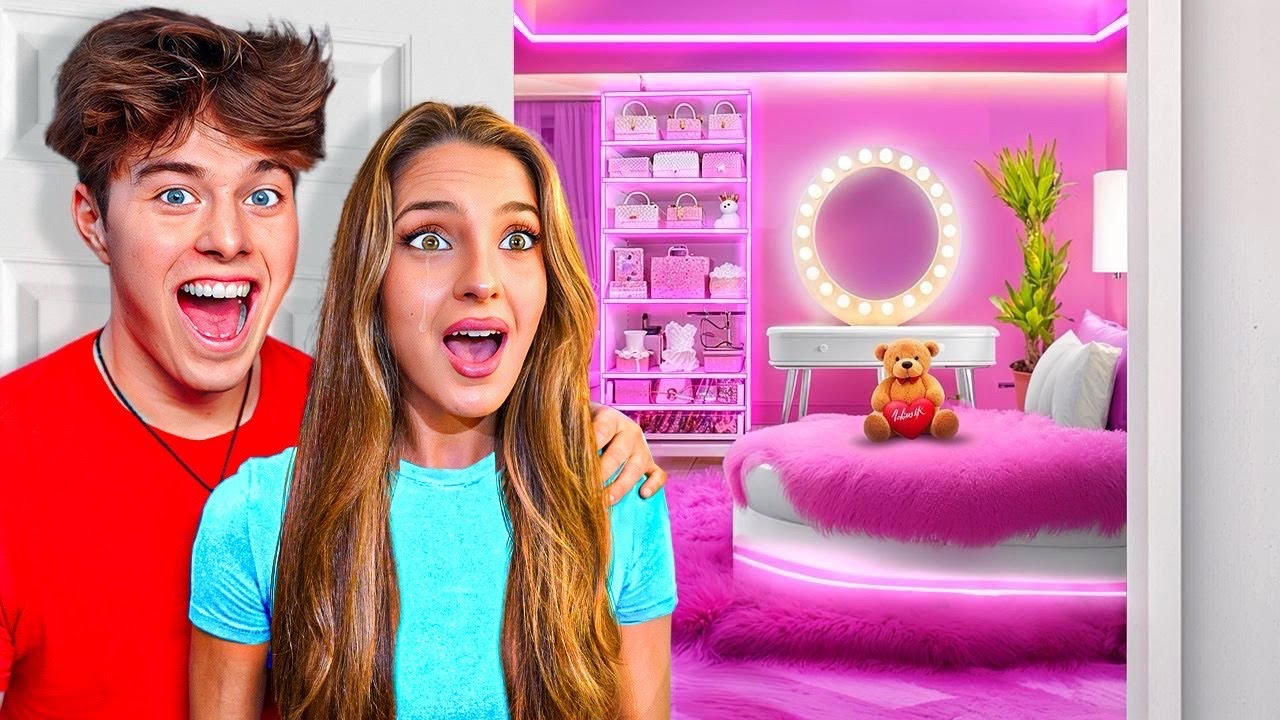 Surprising Bestfriend with Dream Room Makeover! - YouTube
