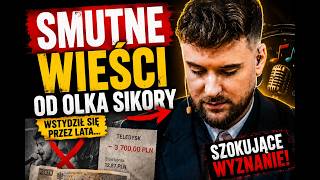 Smutne wieści od Olka Sikory. Bardzo się tego wstydził”