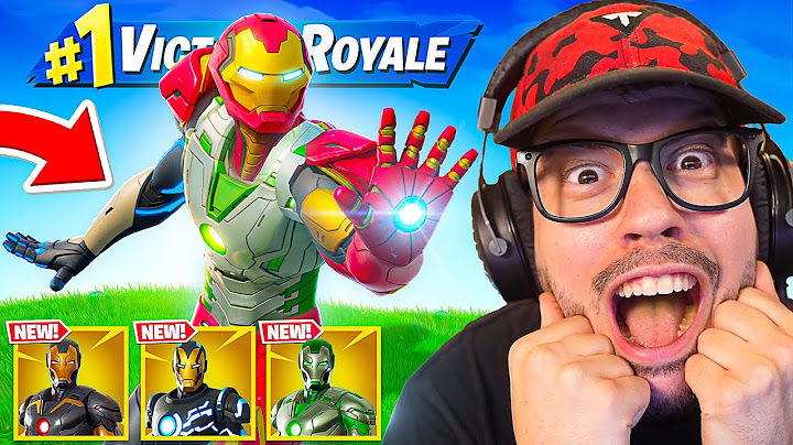 The NEW *IRON MAN* in FORTNITE! (Fully Customizable)