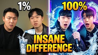ASMR Water Beatbox: 1% vs 100% INSANE Difference JCOP team