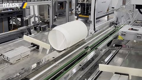 Paper bowl machine with packing solution.