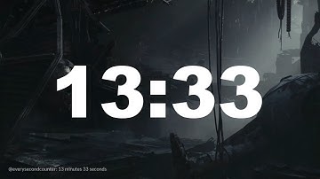 13 minutes 33 seconds [813 secs] clock timer countdown || Alarm Focus || Chill Music