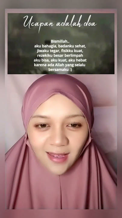 Ucapan Adalah Doa #cici #quotes #tiktok #motivasi #ukhty #snackvideo #storywa #muslimah