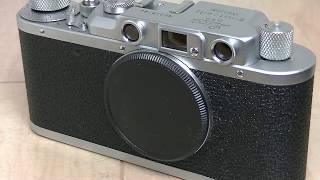 キレイな状態のバルナックライカDII（D2）貴重なクローム