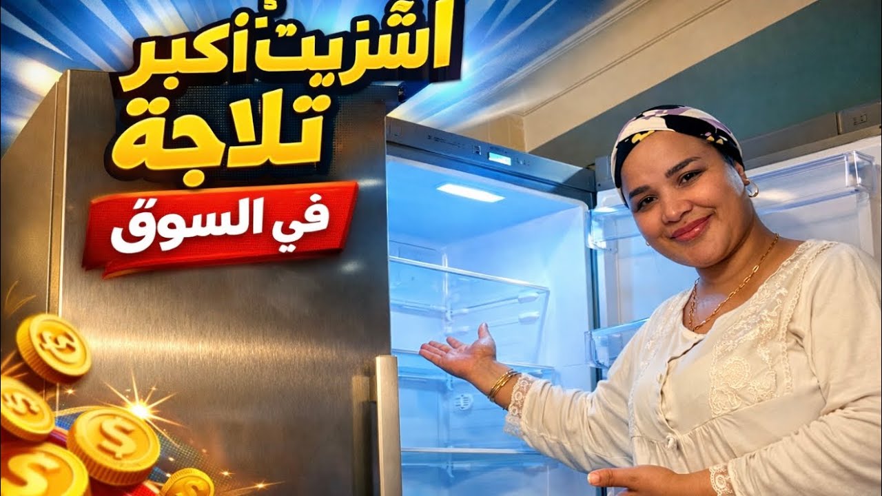 اشتريت اكبر تلاجة ف سوق ……….شوف الحجم الخيالي!😳