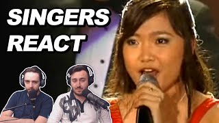 Singers React to Charice - One Moment in Time | Reaction