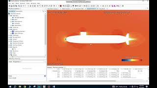 P5 SolverSetup Run - AUV Simulation on StarCCM+