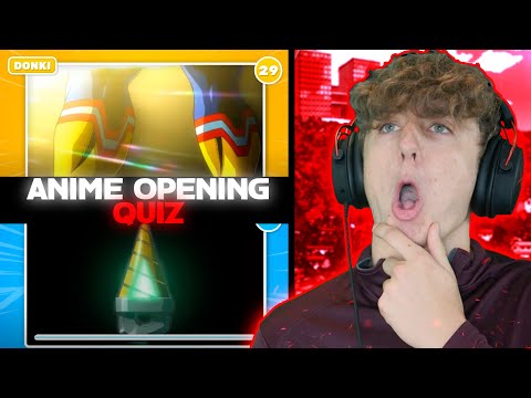 GUESS THE OPENING WITH ONLY ONE PICTURE! ANIME QUIZ *REACTION*