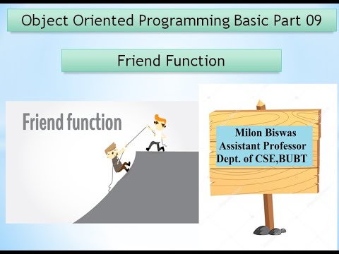 OOP with C++ Basic Part 09(Bangla Tutorial): Friend function