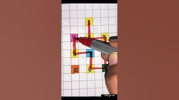 Draw the checkered path!🌝🧡 #challenges #games #fun #shorts