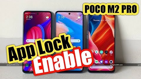 How To Enable App Lock In Poco M2 Pro