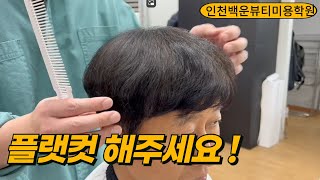 미용실에서 그냥 이렇게 잘라달라고 하세요 (플랫컷)