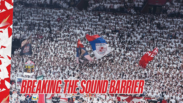More than 20.000 Crvena zvezda fans breaking the sound barrier in Štark Arena against Partizan
