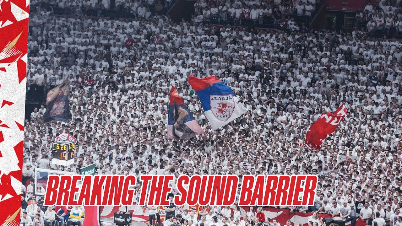 More than 20.000 Crvena zvezda fans breaking the sound barrier in Štark Arena against Partizan