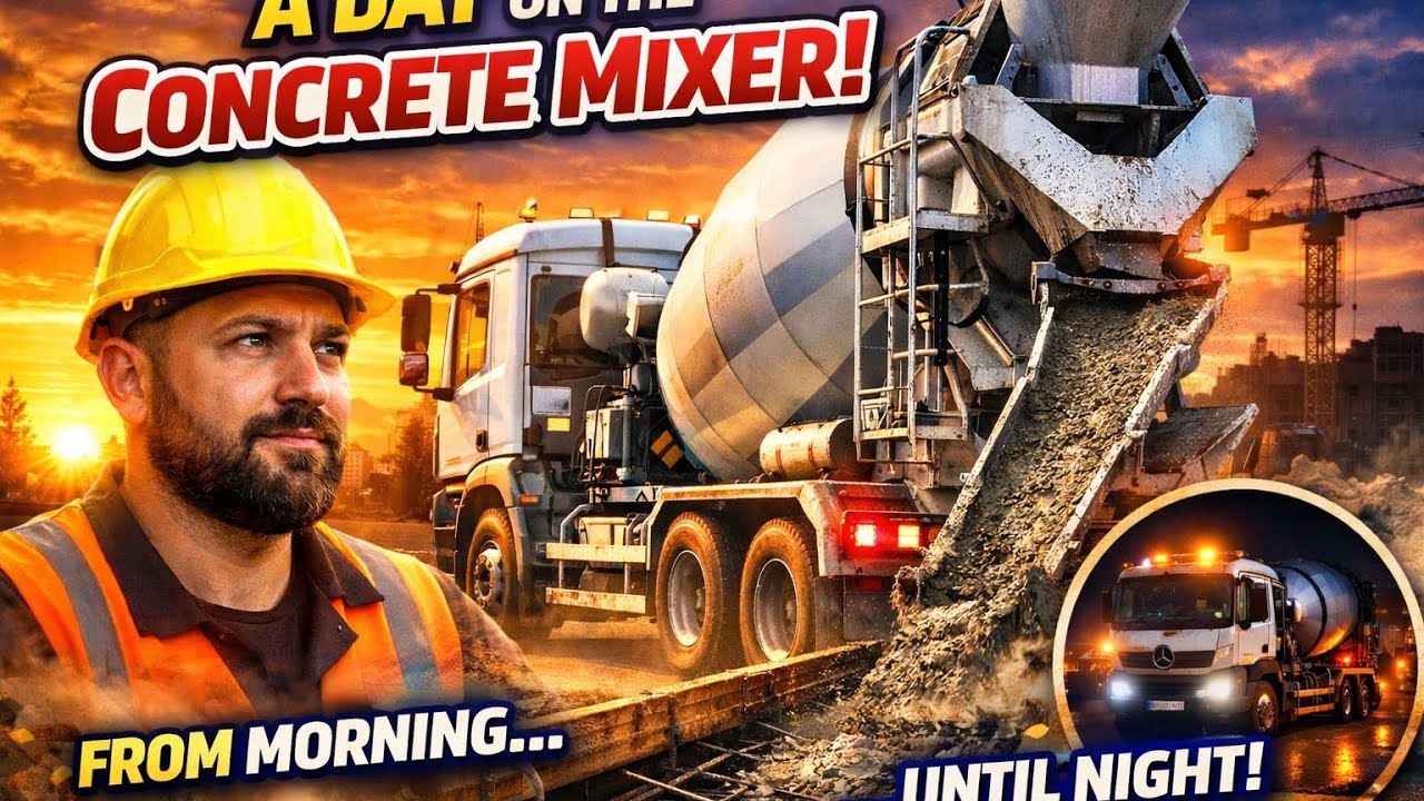 From concrete to couch: A day driving a mixer truck