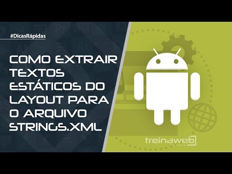 Android: como extrair textos estáticos do layout para o arquivo strings.xml ✅✅