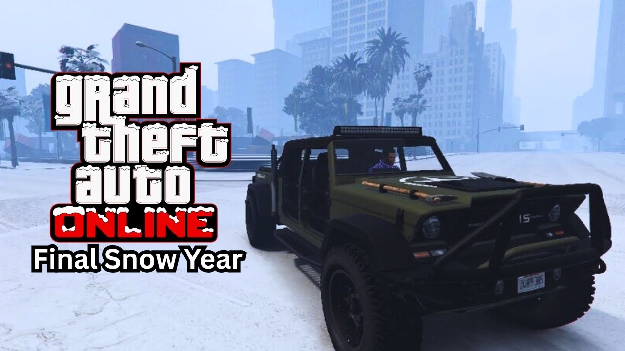 COUNTDOWN GTA 5 FINAL SNOW YEAR GTA Online Snow Launch Day GTA 5 