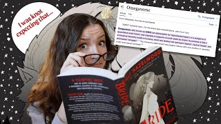 I read Bride by Ali Hazelwood and learned some things... *reading vlog*
