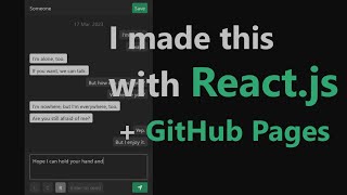 Celebrity Intertext – I made this with React.js and GitHub Pages, a web app to write your chatlog Wealth