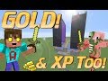 How to make a Gold Farm in Minecraft | Overworld Gold Farm | Minecraft XP Farm Tutorial