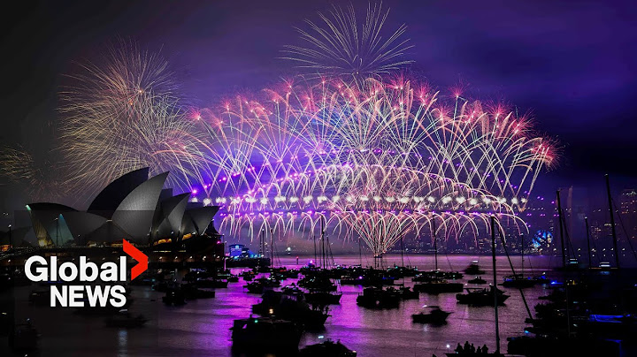 New Year's 2025: Australia puts on spectacular fireworks show over Sydney Harbour