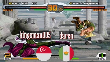 FT5 @svcsplus: kingsman005 (SG) vs daren (MX) [SNK vs Capcom Chaos Super Plus svc Fightcade] Mar 29