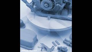 Harleydavidson 1948 Panhead Engine 40 Scale 3d Print