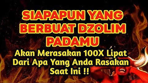 PUTAR SEGERA AYAT INI❗Agar Orang Yang Dzolim Pada Anda Mendapat Karma & Balasan Dari Allah❗