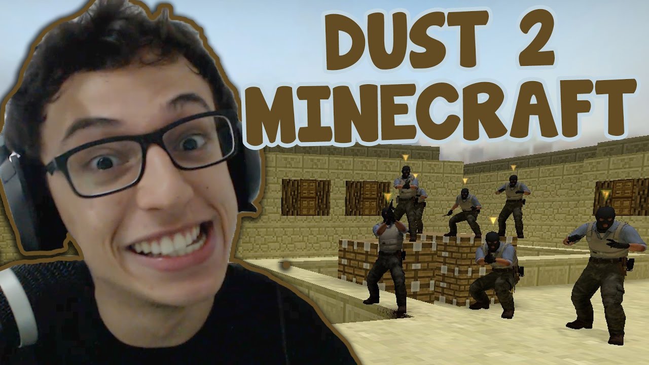 DEI 4K NA DUST 2 MINECRAFT CS GO BR PT! - YouTube