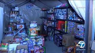 5,000 pounds of illegal fireworks seized by San Bernardino police