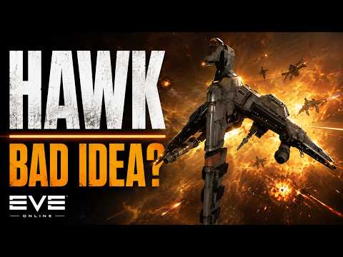 My Solo Hawk vs an Entire Small Gang — Bad Idea? | EVE Online