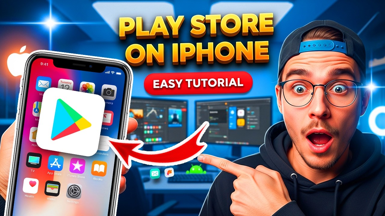 🔴 How to Get Play Store on iPhone How to Install Google Play Store on ...