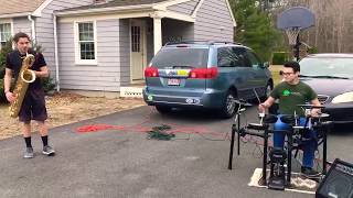 Yakety Sax - (6ft apart) Sax and Drums
