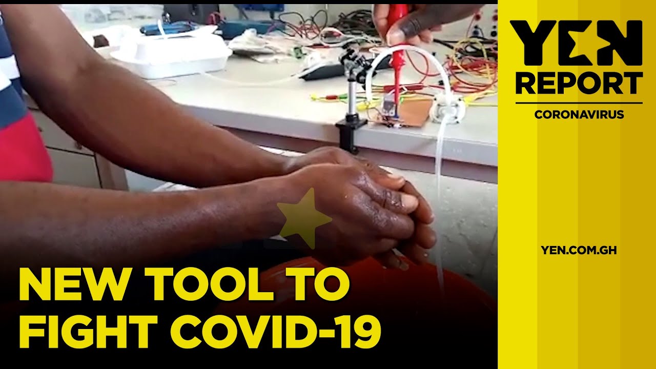 New contactless washing tap invention to fight COVID-19 in Ghana | 