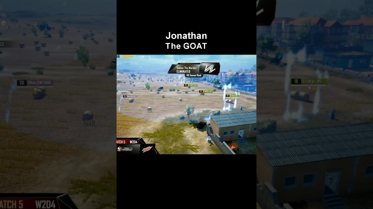 Jonathan PMWL Clutch 🔥, PMGC, BGIS, The GOAT, 1v4 🔥, GodL Jonathan, Jonathan Gaming, PUBG 