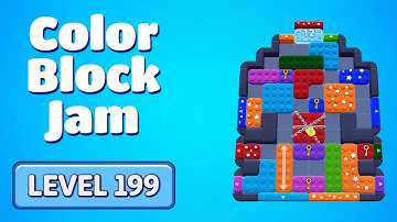 Color Block Jam Level 199 Solution Walkthrough