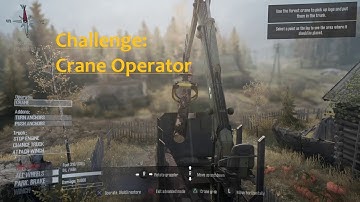 MudRunner A Spintires game CRANE OPERATOR Challenge 3 STAR Gameplay PS4