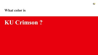 KU Crimson color #e8000d hex color - Red color - Cool color e8000d