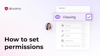How to set permissions.
