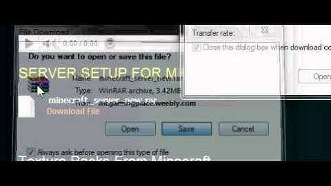 Minecraft server set up download working for(beta 1.5_01)