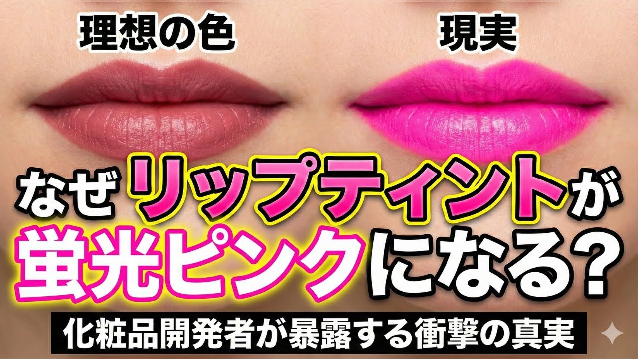 【成分表のココを見て】リップティントが「蛍光ピンク」になるのを防ぐ、たった1つの選び方。現役の化粧品開発者がわかりやすく解説