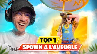 FAIRE TOP 1 en SPAWNANT a L'AVEUGLE sur FORTNITE ! Et ouverture trophée MILION !