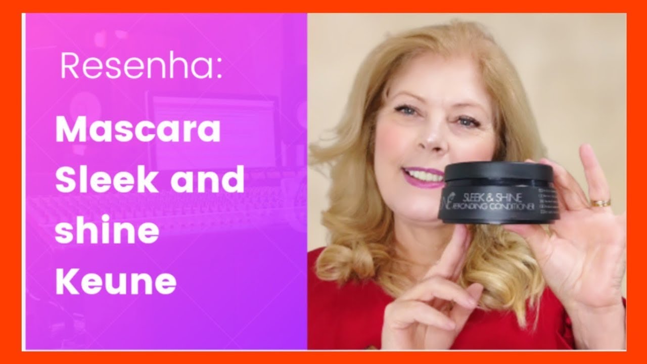 MÁSCARA KEUNE SLEEK AND SHINE  REBONDING CONDITIONER  