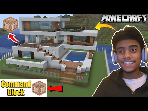 How to Spawn Modern House with Command Block |Java 1.21.11