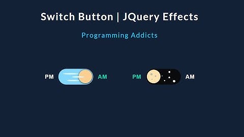 Switch Button | JQuery Effects