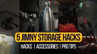 5 STORAGE PROBLEMS SOLVED FOR JIMNY OWNERS | MUST TRY STORAGE HACKS, ACCESSORIES & PRO TIPS